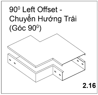 Chuyển Hướng Trái (Góc 90*)