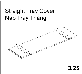 Nắp Tray Thẳng